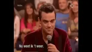 Robbie Williams bij Paul´s Parenavond 2005