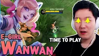 Gosu General tried E-girl Wanwan but met hard enemies | Mobile Legends