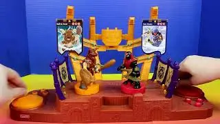 Imaginext Battle Arena with Ninja Viking Samurai Sword Warrior - Just4fun290 Original Videos