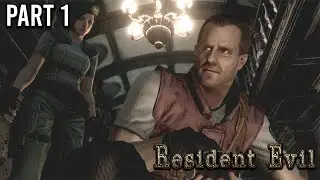 Resident Evil Remastered - Jill Valentine Hard Mode Walkthrough (Part 1)
