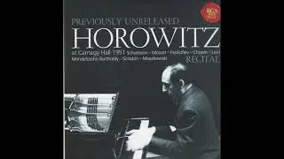 Vladimir Horowitz at Carnegie Hall   1951