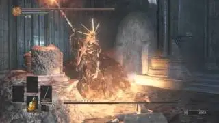 Dark Souls 3 - Aldritch, Devourer of Gods Boss Fight Walkthrough [1080P HD]