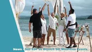 Das ZDF zu Besuch bei Mauritius Events.