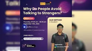 BZ Thursday Class Live - Why Do People Avoid Talking to Strangers?