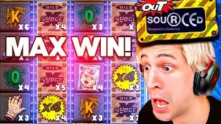 XQC HITS RARE DOUBLE XNUDGE OUTSOURCED MAX WIN!