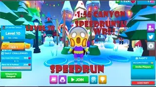 Canyon Map Speedrun | Dropblox Gameplay
