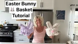 🐰✨ Easy Peasy Easter Bunny Basket Tutorial! ✨🐰 #holymolydane #Easterbasket 