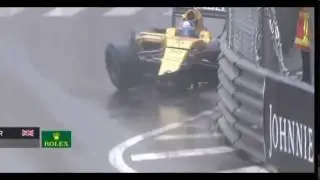 F1 2016 Monaco GP. Palmer Huge Start Crash. Monaco GP