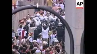 Standoff between England and German fans, adds topshots
