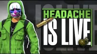 HEADACHE YT IS LIVE FREEFIRE MAX GUILD TEST 1V2  🥵 #freefire #fflive  #headacheyt