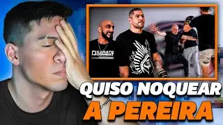 PELEADOR RIDICULO INTENTA NOQUEAR A ALEX PEREIRA