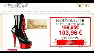 Comment utiliser un code promo La Boutique du Haut Talon