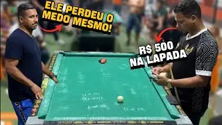 O MAYCON DE TEIXEIRA FOI DESAFIADO EM R$ 500 NA LAPADA PELO NEGO WALISON! 😱🔥#sinuca 