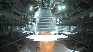 NASA fires up Artemis moon rocket engine --- Test for 500 seconds