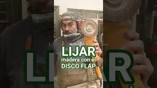 C&Oacute;MO LIJAR MADERA CON EL DISCO FLAP #tablasdecocina #tablasdepicar #diy #madera #woodworking