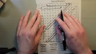 Word Search ASMR Natural disasters