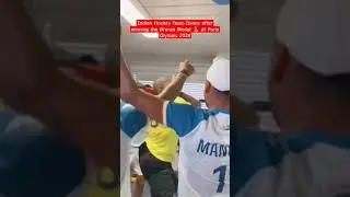 Indian Hockey Team Dance after winning the Bronze Medal 🥉 at Paris Olympic #hockey #reels  #army
