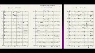 LET IT SNOW - ноты для оркестра