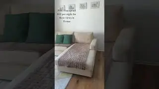 Tirana Apartment for $43?! Mountain Views & French Balcony