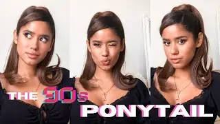 THE 90S FLIPPED PONYTAIL USING INH HAIR EXTENSIONS | BELLA HADID INSPIRED | REVIEW+TUTORIAL