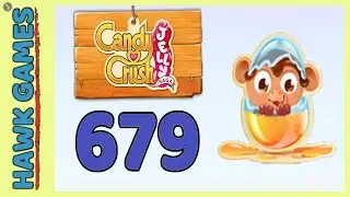 Candy Crush Jelly Saga Level 679 Super hard (Monkling mode) - 3 Stars Walkthrough, No Boosters