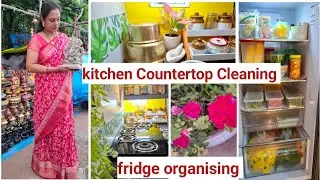 #dailyvlog healthy breakfast terrakota బొమ్మలు #kitchencleaning#fridgeorganising #teluguvlogs #home 