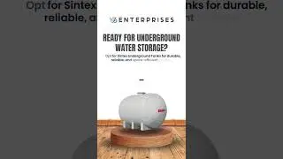 Sintex Underground Water Tank &ndash; Durable, Leak-Proof & Space-Saving Storage 💧 #undergroundtank