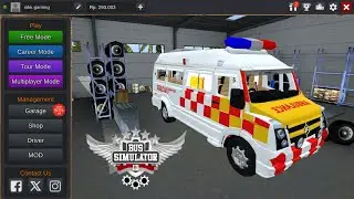 Ambulance Mod For Bus Simulator Indonesia | How To Add Ambulance In Bus Simulator Indonesia | Bussid