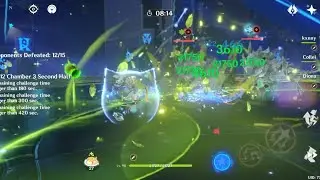 Bloom Bloom Bakudan (Barbara Fridge) vs The Wolves | Spiral Abyss 3.3-3.4 Floor 12-3