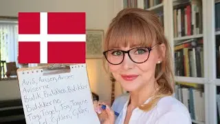 Урок датского языка с мягким акцентом ASMR | Склонение существительных | Формы единственного и мн...