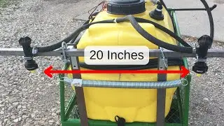 130 Degree Hypro Spray Nozzle Overlap on 20 Inch Spacing