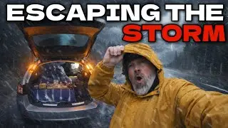 Car Camping in Storm Chandra | Extreme Weather in the Cairngorms