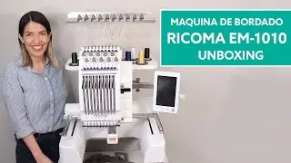 RICOMA EM-1010 Maquina de Bordado  (Unboxing) Todo lo que debes saber