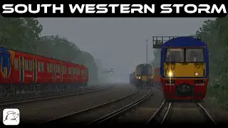 South Western Storm! | BR Class 456 | Portsmouth Direct Line