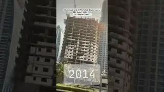 Abandoned and Unfinished Skyscraper, Dubai UAE.(Al Saqran Tower)