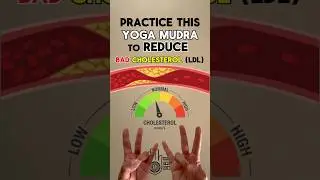 Practice this Yoga Mudra to Reduce Bad Cholesterol (LDL) | Surya Mudra | 