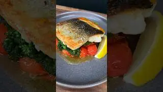 Pan fried sea bass with cherry tomatoes - Resolution Recipes #8