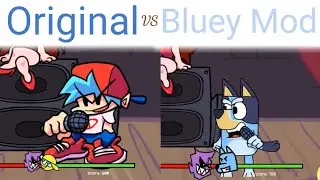 Friday Night Funkin' Bopeebo (Original VS Bluey Mod)
