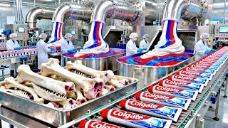 HOW TOOTHPASTE IS MADE 🪥 | INDUSTRIAL PROCESS 🏭