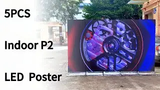 16:9 Ratio Indoor P2 Linkable LED Poster Screen#nseled #nseledcloud #nseledeurope