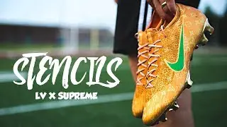 LV SUPREME CUSTOM SOCCER CLEAT | STENCIL GUIDE | WORLD CUP 2018