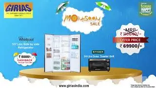 Girias Monsoon Sale | Exclusive Combo Deals on Refrigerator - Visit Girias Store | Girias offers