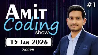 Amit Coding Show | 🔴 Live - Episode 1