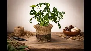 Blumentopf aus Joghurtbecher basteln | DIY Idee