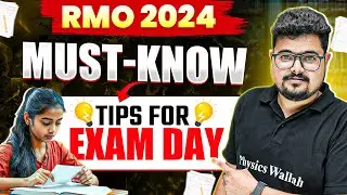 RMO 2024: Must-Know Tips for Exam Day Success! 🎓✨