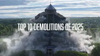 TOP 10 DEMOLITIONS OF 2025 | Controlled Demolition Inc