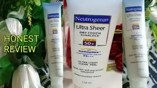 Neutrogena Ultra Sheer Dry Touch Sunblock SPF50||Best Sunblock ||Honest Review By Samina Ki Duniya