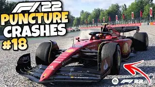 F1 22 PUNCTURE CRASHES #18