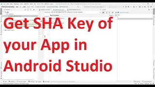 How to get SHA (SHA1/ SHA256) keys for your App in Android Studio?
