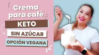 Receta de CREMA PARA CAFÉ KETO ☕️ TIPO COFFE MATE 🤩 SIN AZÚCAR | Repostería saludable